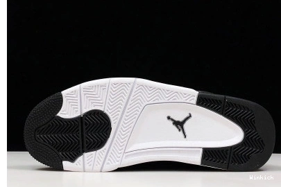 AIR 4 JORDAN MENS “ROYALTY” 308497-032 GOLD-WHITE BLACK METALLIC 0812